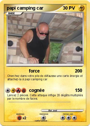 Pokemon papi camping car