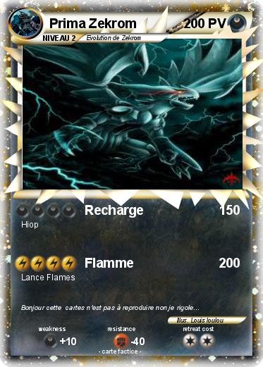 Pokemon Prima Zekrom