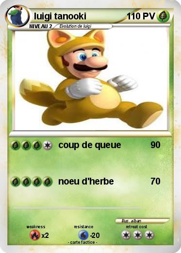 Pokemon luigi tanooki