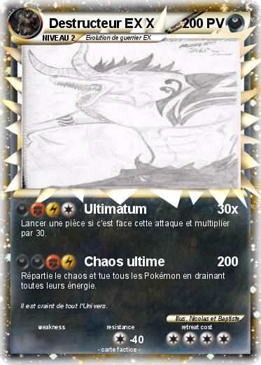 Pokemon Destructeur EX X