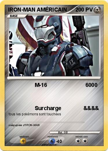 Pokemon IRON-MAN AMÉRICAIN