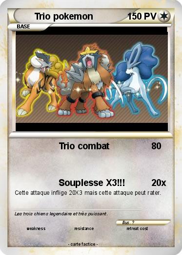 Pokemon Trio pokemon