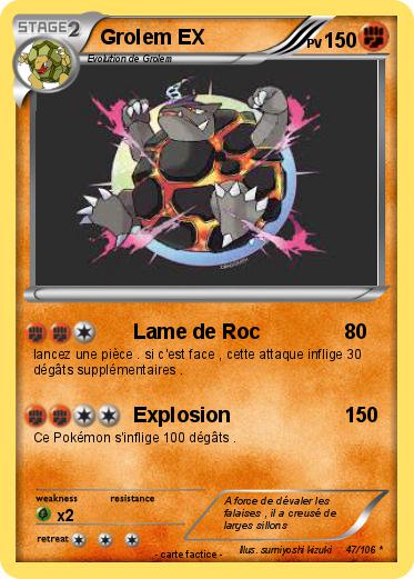 Pokemon Grolem EX