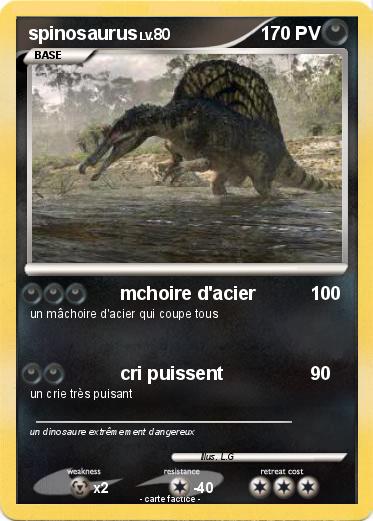 Pokemon spinosaurus