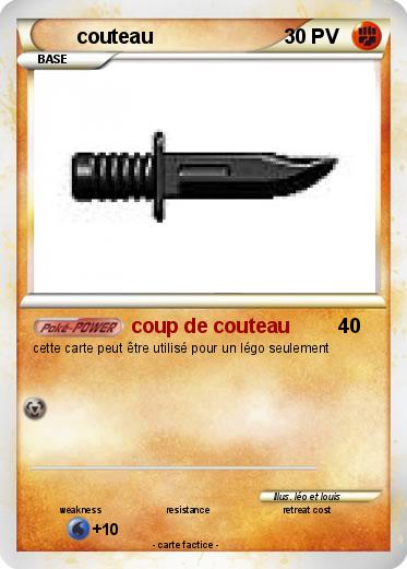 Pokemon couteau