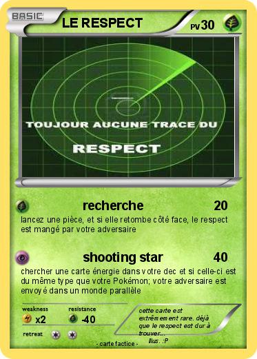 Pokemon LE RESPECT