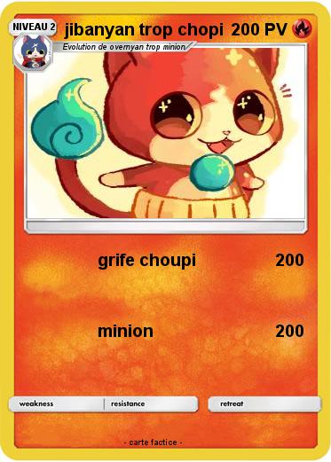 Pokemon jibanyan trop chopi