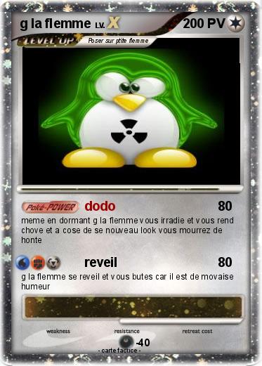 Pokemon g la flemme