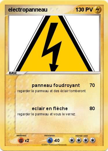 Pokemon electropanneau