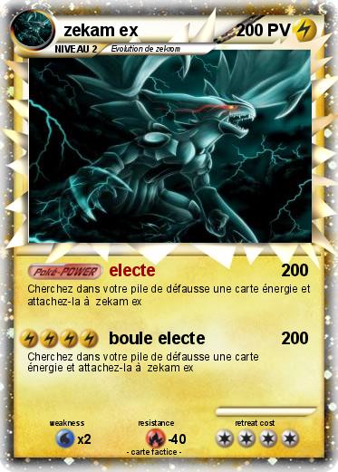 Pokemon zekam ex