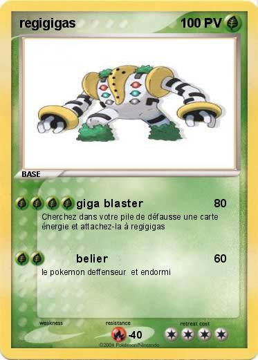 Pokemon regigigas