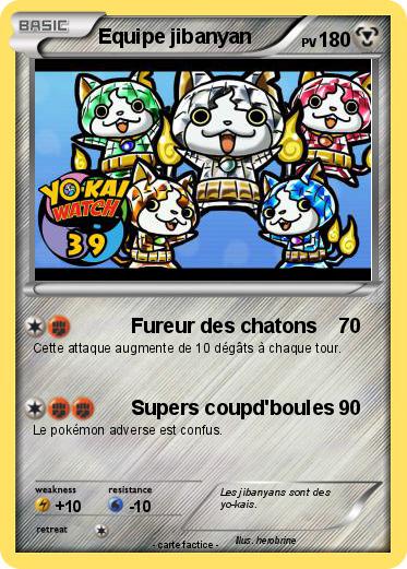Pokemon Equipe jibanyan