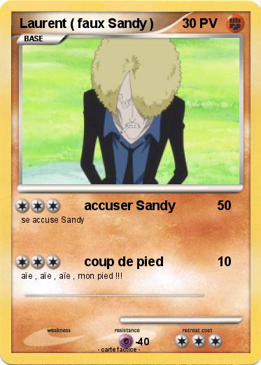 Pokemon Laurent ( faux Sandy )