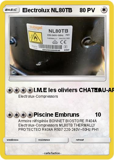 Pokemon Electrolux NL80TB