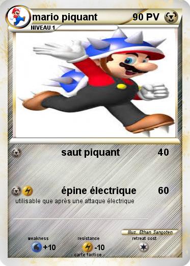 Pokemon mario piquant