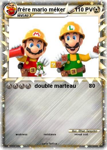 Pokemon frère mario méker