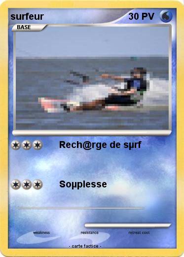 Pokemon surfeur