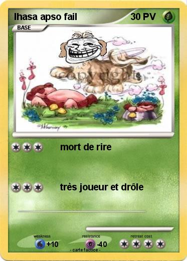 Pokemon lhasa apso fail