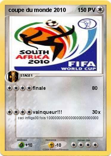 Pokemon coupe du monde 2010