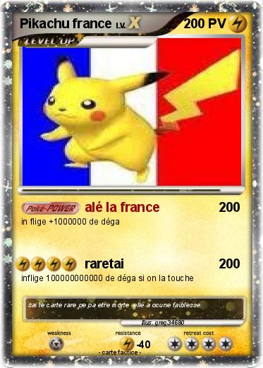 Pokemon Pikachu france