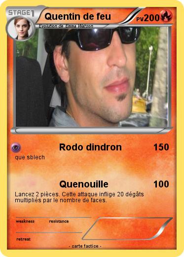 Pokemon Quentin de feu