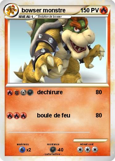 Pokemon bowser monstre