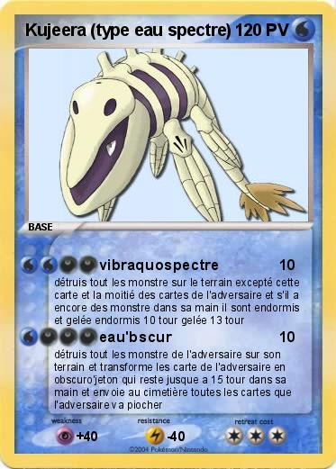 Pokemon Kujeera (type eau spectre)