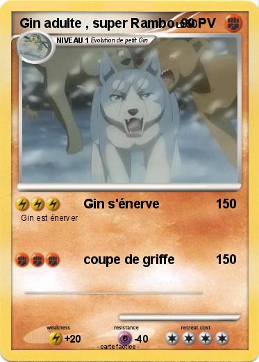 Pokemon Gin adulte , super Rambo