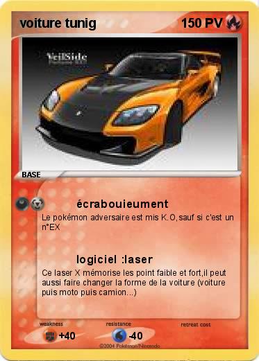Pokemon voiture tunig