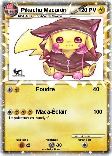 Pokemon Pikachu Macaron