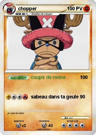 Pokemon chopper