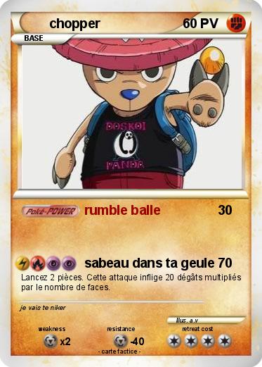 Pokemon chopper