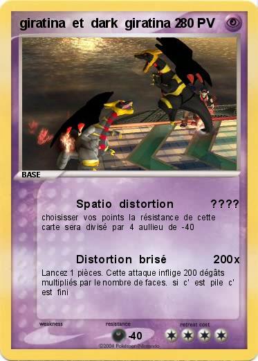 Pokemon giratina  et  dark  giratina 2
