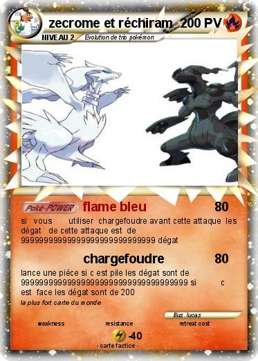 Pokemon zecrome et réchiram