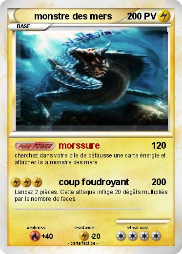 Pokemon monstre des mers