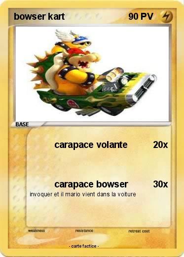 Pokemon bowser kart