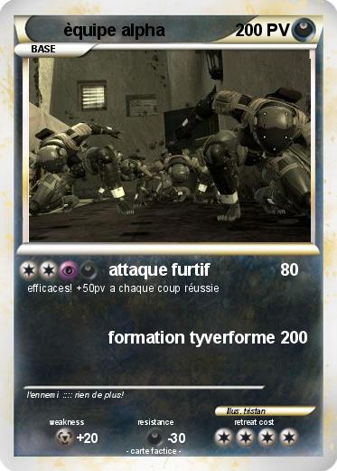 Pokemon èquipe alpha