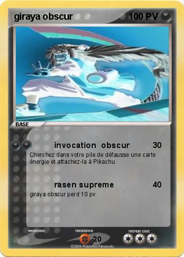 Pokemon giraya obscur