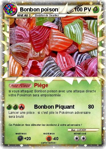 Pokemon Bonbon poison