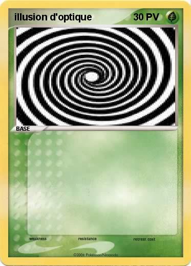 Pokemon illusion d'optique