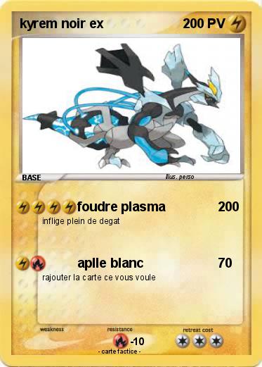 Pokemon kyrem noir ex