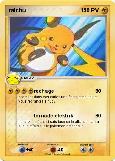 Pokemon raichu
