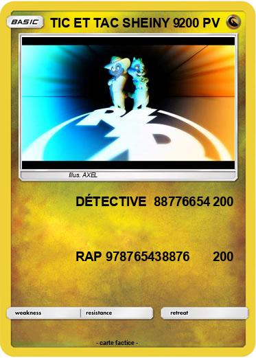 Pokemon TIC ET TAC SHEINY 9