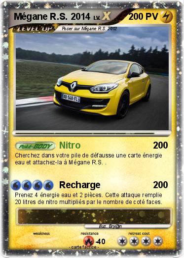 Pokemon Mégane R.S. 2014