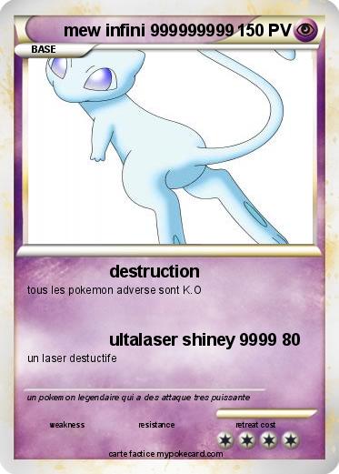 Pokemon mew infini 999999999