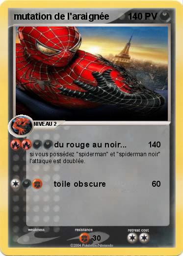 Pokemon mutation de l'araignée