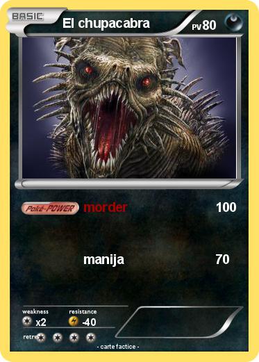 Pokemon El chupacabra