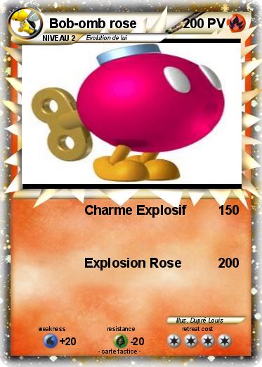 Pokemon Bob-omb rose