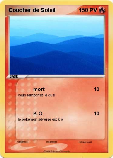 Pokemon Coucher de Soleil