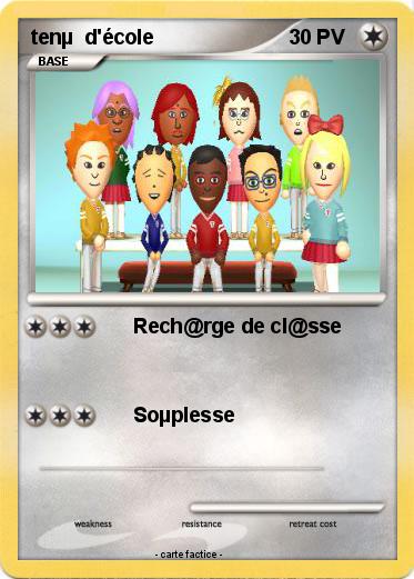 Pokemon tenµ  d'école